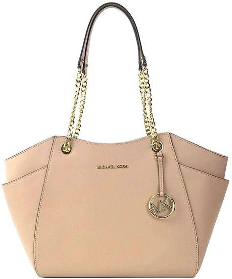 michael kors jet set chain shoulder|Michael Kors shoulder tote.